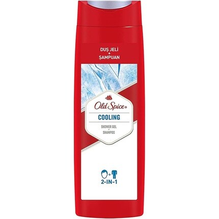 

Охлаждающий гель для душа + шампунь 2-в-1, 400 мл, Old Spice