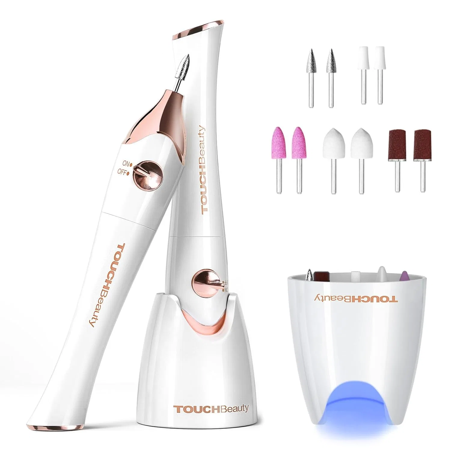 Профессиональный набор для педикюра 5-в-1 TouchBeauty с УФ/LED сушкой Touchbeauty, Gold