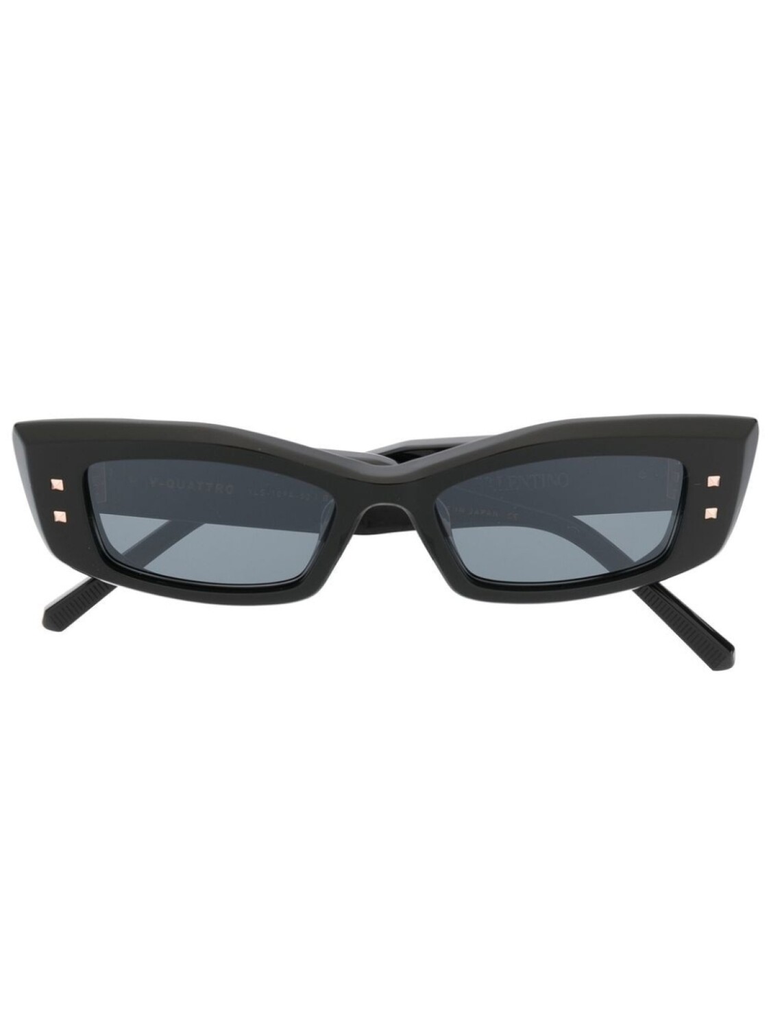 

Valentino Eyewear солнцезащитные очки Rockstud в прямоугольной оправе, черный