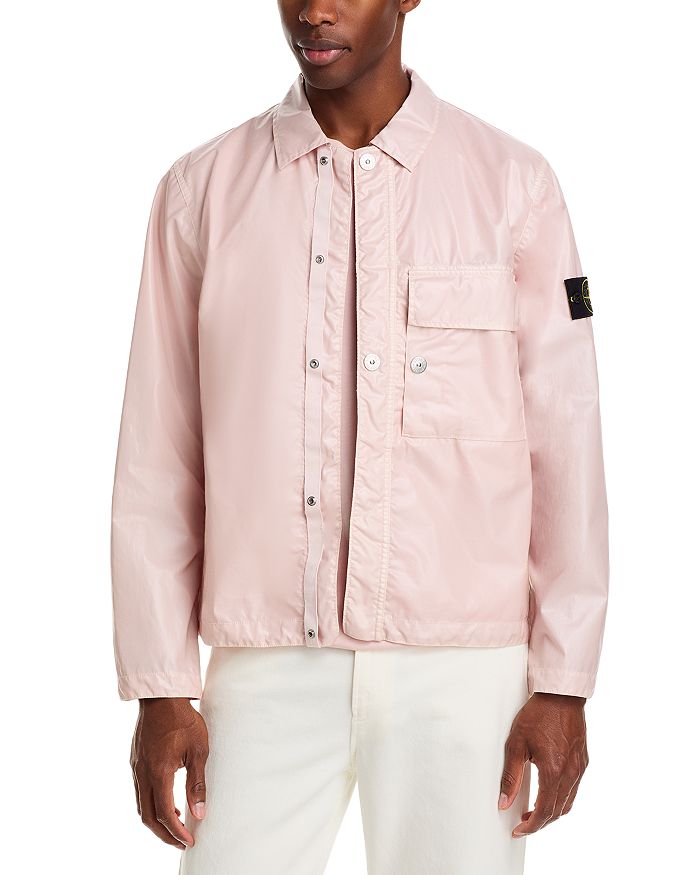 

Овершерт Stone Island, розовый