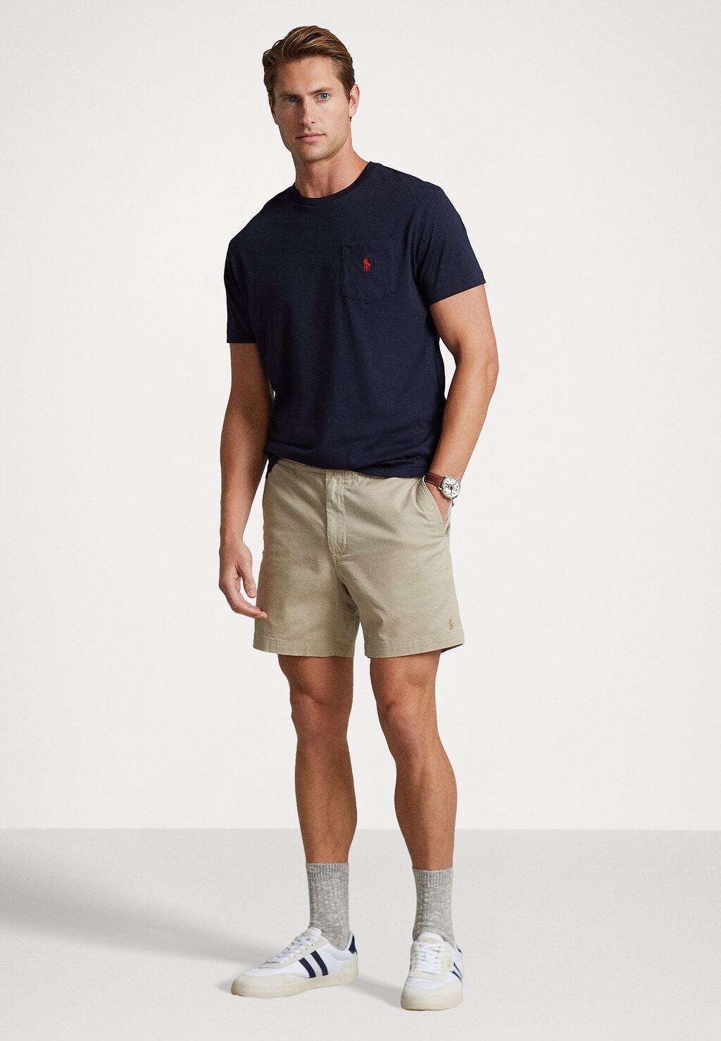 Шорты PREPSTER STRETCH CHINO SHORT Polo Ralph Lauren, хаки-коричневый — фото 2