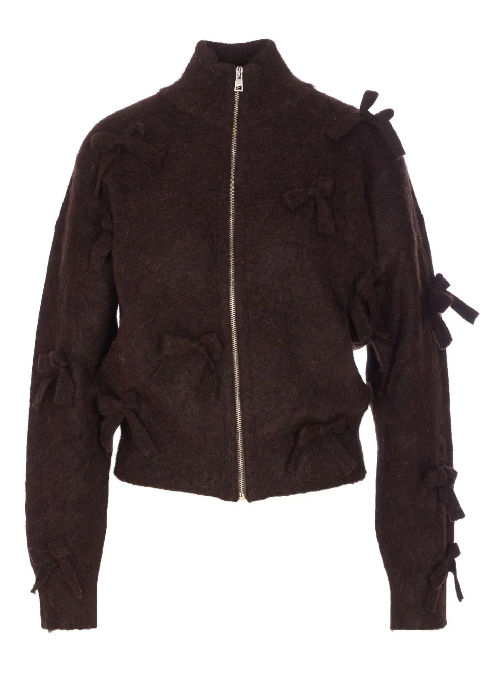 

Куртка на молнии с бантом Aniye By, коричневый