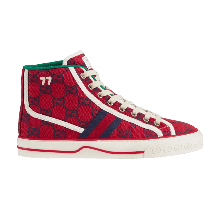 Кроссовки Gucci Gucci Wmns Tennis 1977 High '520 Red', красный