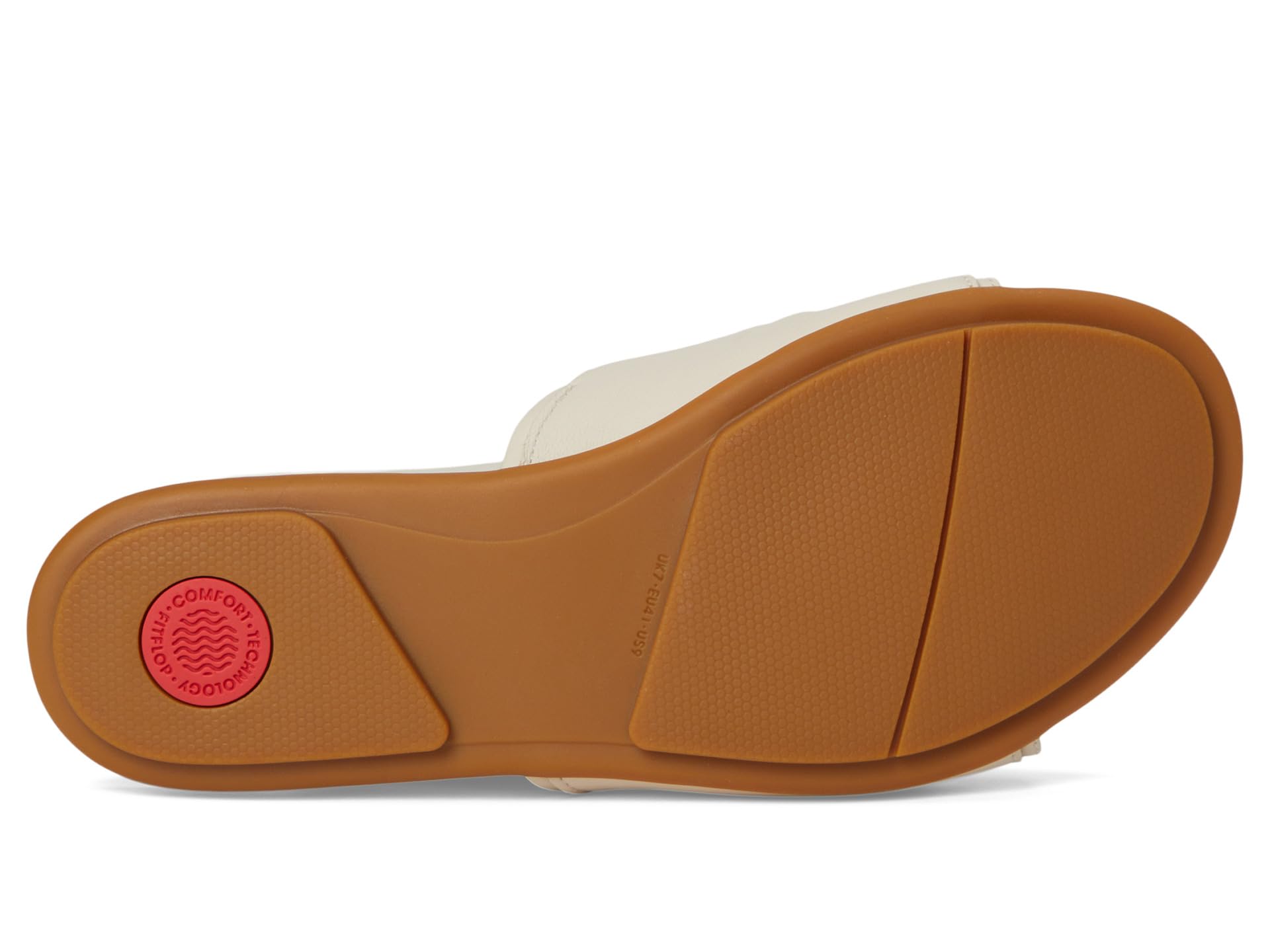 Сандалии FitFlop Gracie Soft-Twist Leather Slides, цвет Paris Beige — фото 3