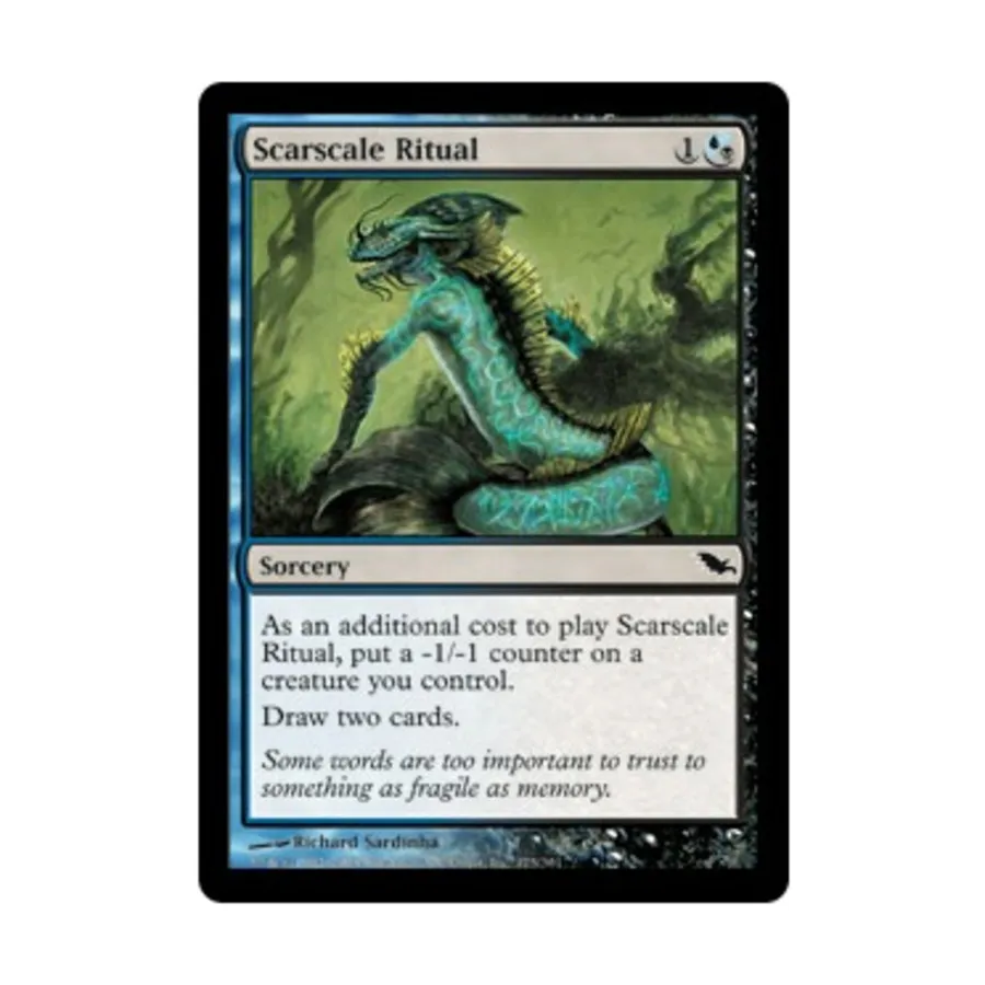 

CCG Ритуал из шрамовой чешуи (клавиша C), MTG - Shadowmoor