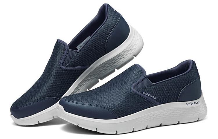 Кроссовки Skechers Lifestyle Shoes Men Low-top Navy Blue/gray, темно-синий/серый — фото 4
