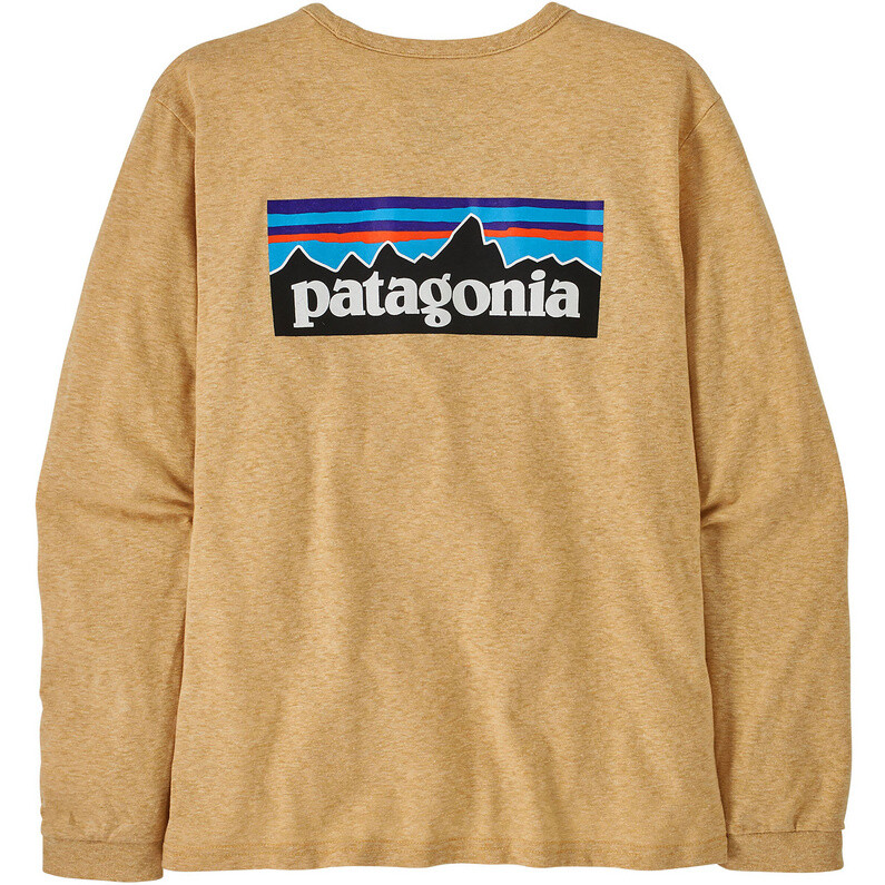 

Женская одежда с логотипом P-6 Responsibili, длинный рукав Patagonia, бежевый