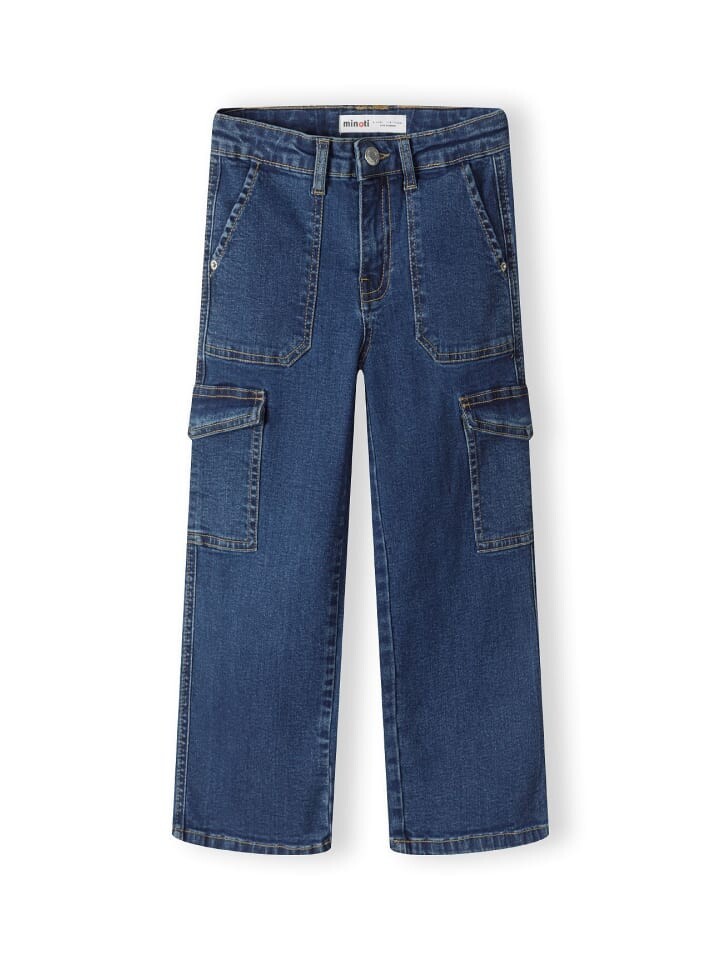 

Тканевые брюки Minoti Cargohosen 20jean45, темно-синий