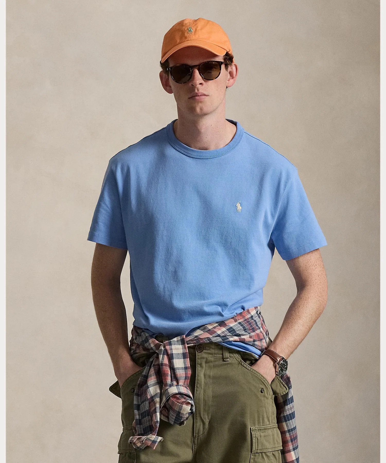 Мужская футболка Polo Ralph Lauren Classic Fit Jersey Crew Neck