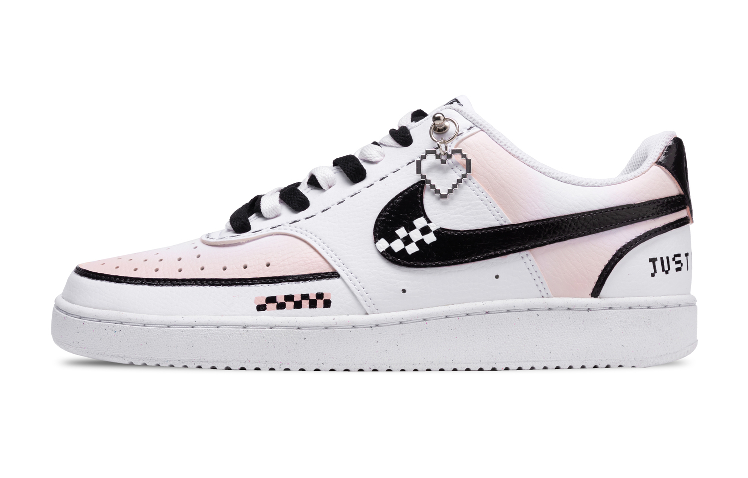 

Court Vision 1 износостойкие и легкие низкие кроссовки для скейтбординга мужские Nike, Lotus Color