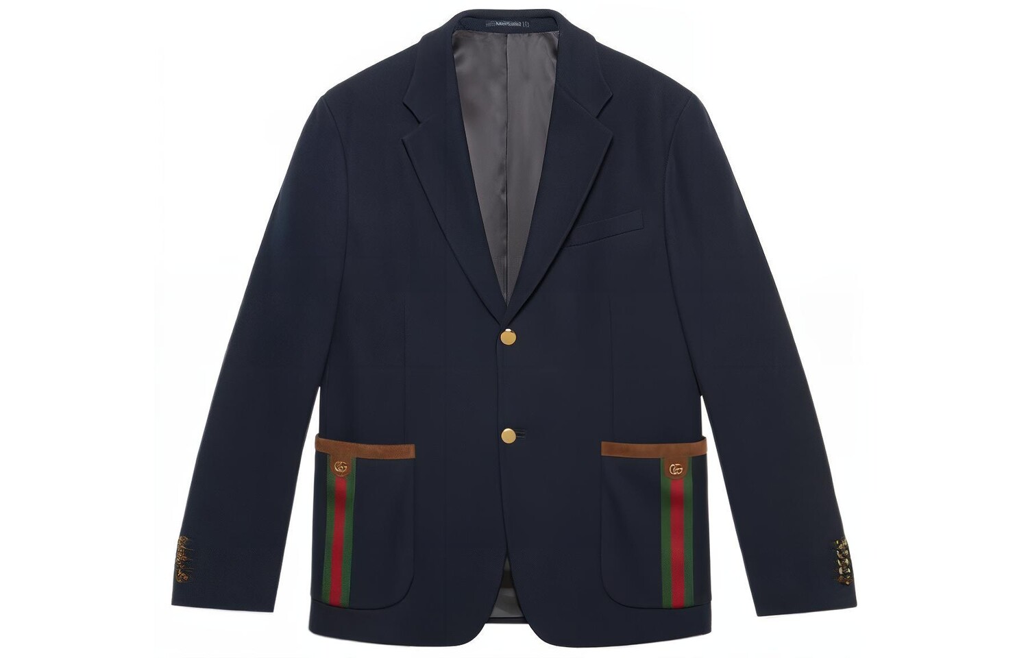 Деловой костюм Gucci мужской темно-синий, синий