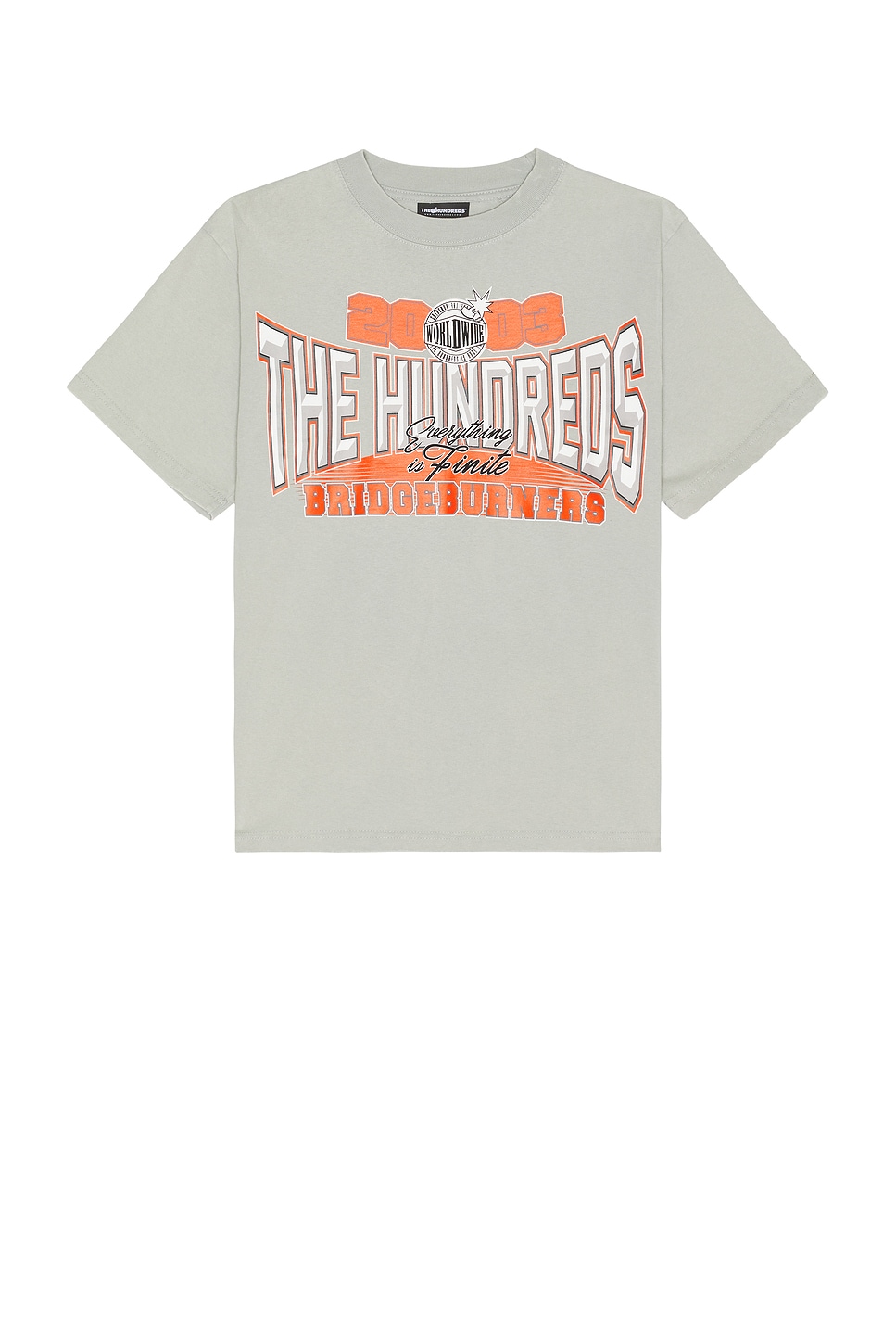 

Футболка "Чемпионы" The Hundreds, vintage grey
