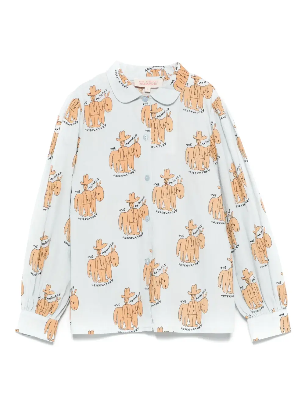 

Рубашка с графичным принтом The Animals Observatory, синий