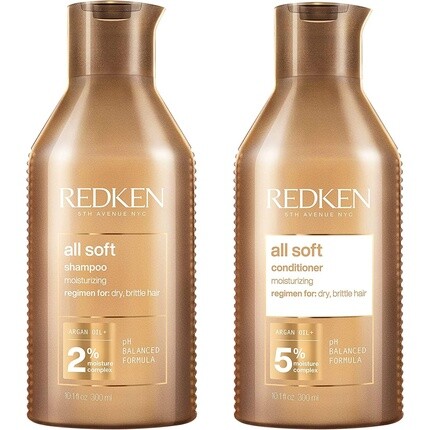 

Набор мягких шампуней и кондиционеров All Soft по 300 мл каждый, Redken