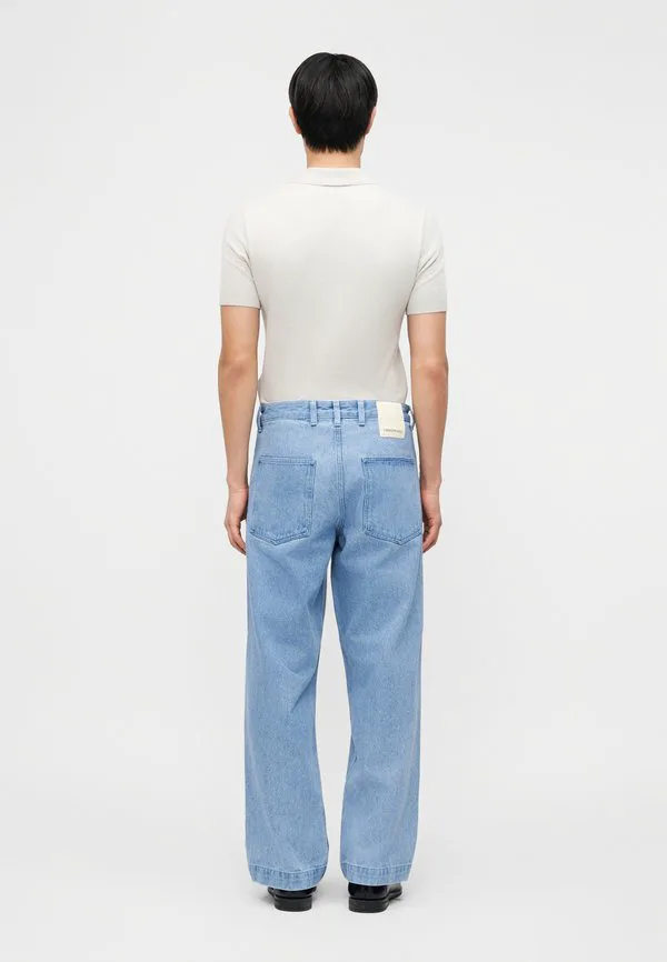 Брюки с карманами прямые джинсы Emporio Armani, Denim Blu — фото 3