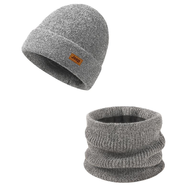 

Классическая коллекция шапок из эластана для мужчин Jeep, светло-серый[cold-resistant thermal, skin-friendly soft]