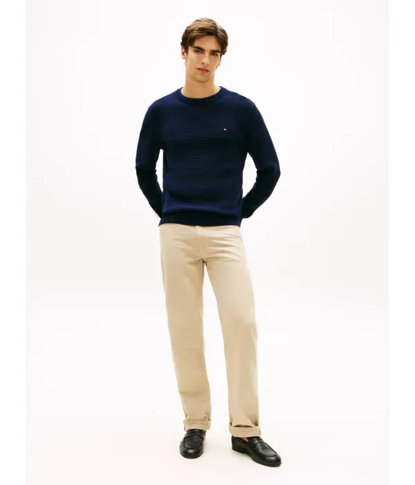 Сезонный свитер regular fit Tommy Hilfiger, темно-синий — фото 2