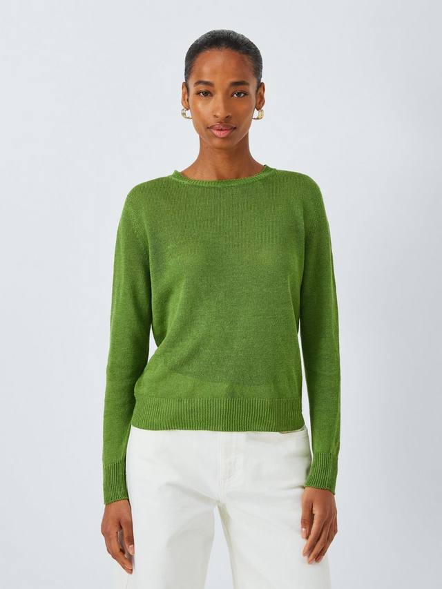 

Джемпер из чистого льна atzeco Weekend MaxMara, зеленый