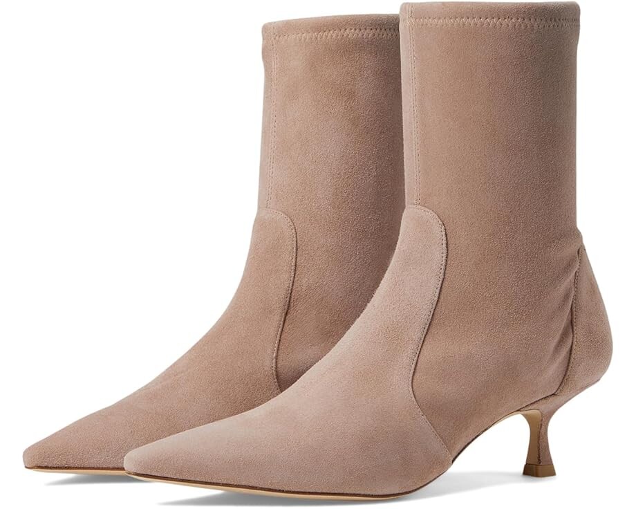 

Ботинки Stuart Weitzman Naomi 50 Bootie, цвет Fawn