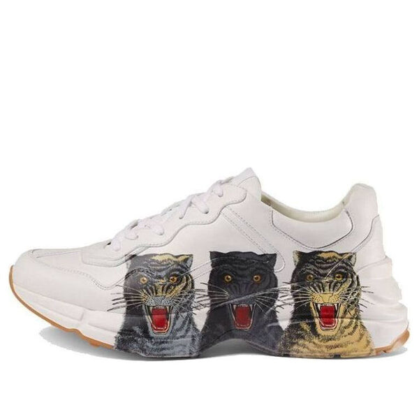 

Кроссовки rhyton 'tigers' Gucci, белый