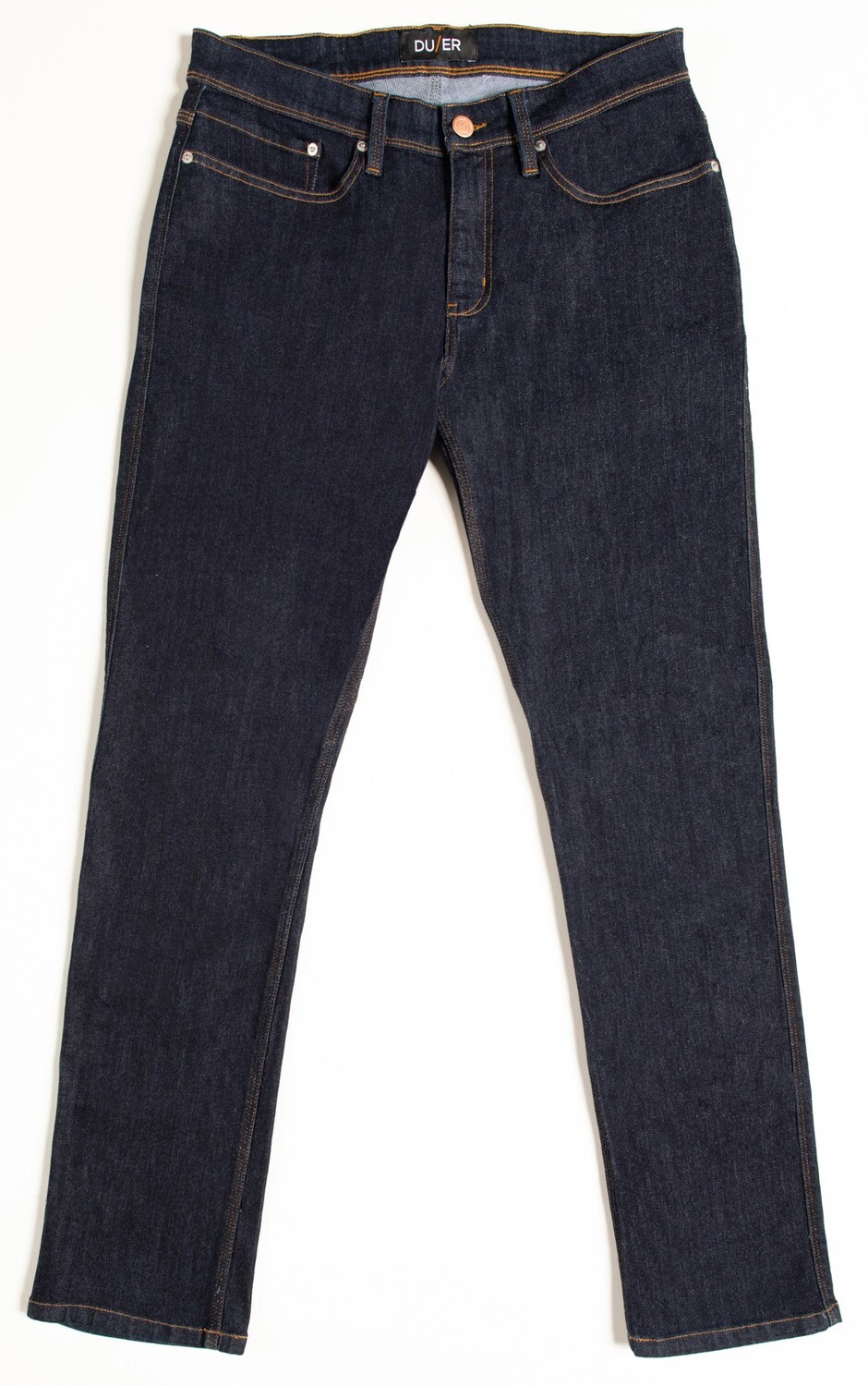 

Джинсы свободного кроя Performance Denim зауженного кроя — мужские DUER, синий