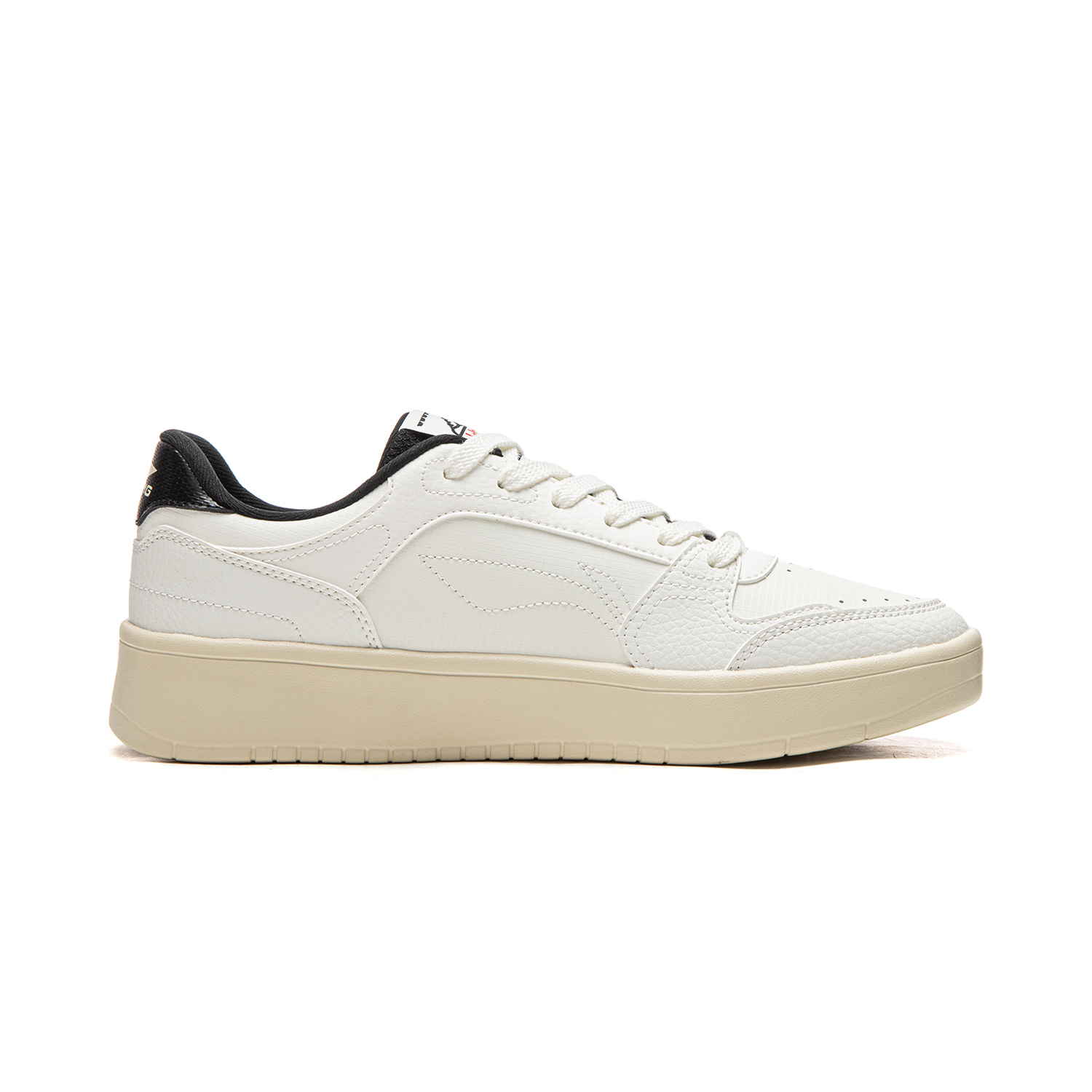 Li-Ning Li Ning Sycee Cushioning Height Increasing Low top Skateboard Shoes мужские белые черные — фото 3