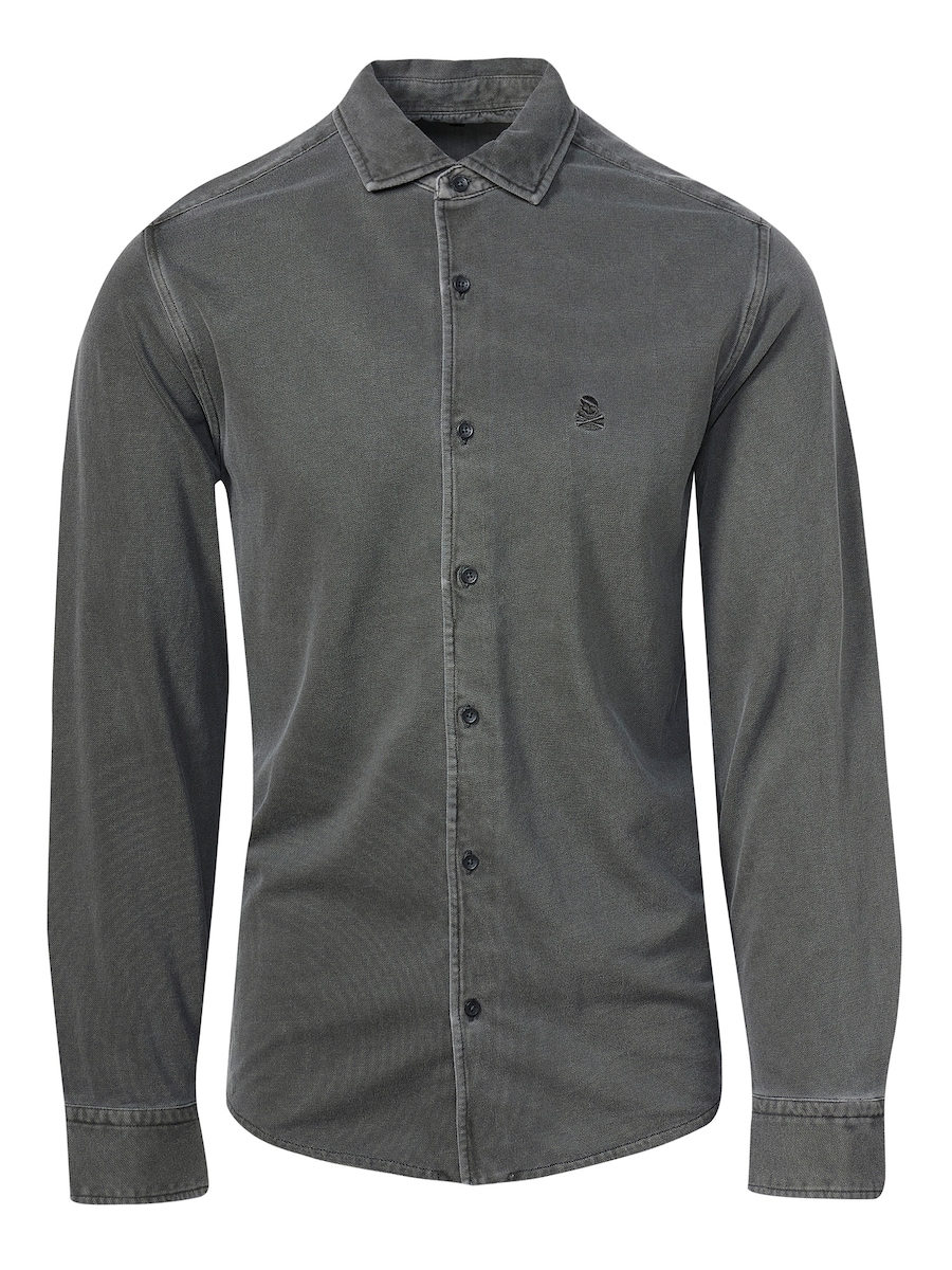 

Рубашка на пуговицах классического кроя KOROSHI, антрацит