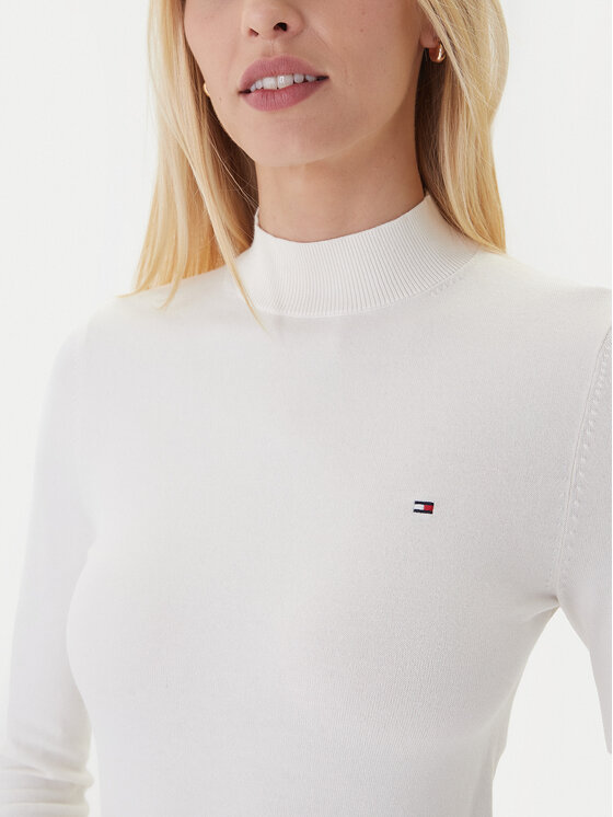 Свитер regular fit WW0WW47462 Tommy Hilfiger, экрю — фото 4