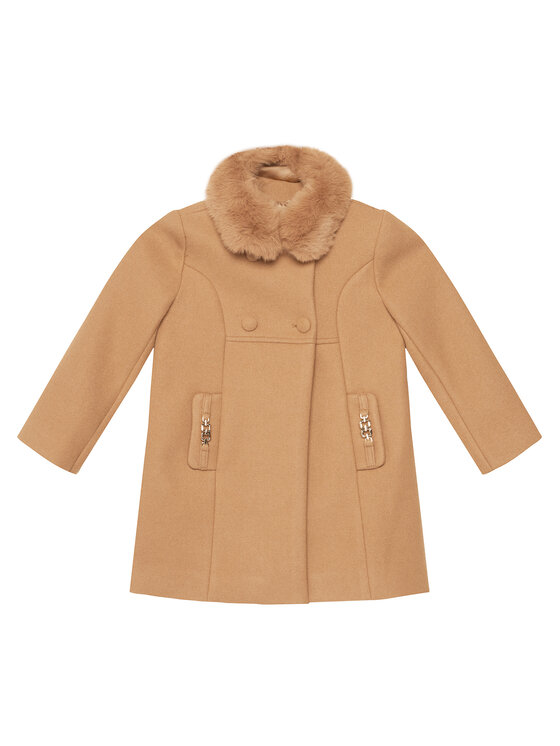 

Демисезонное пальто regular fit 5846 Abel & Lula, бежевый