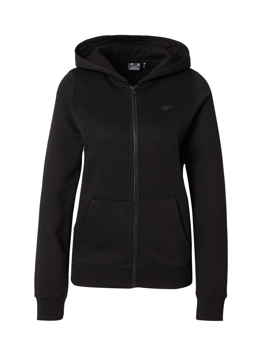 

Свитер с капюшоном на молнии 4F Athletic Zip-Up Hoodie, черный