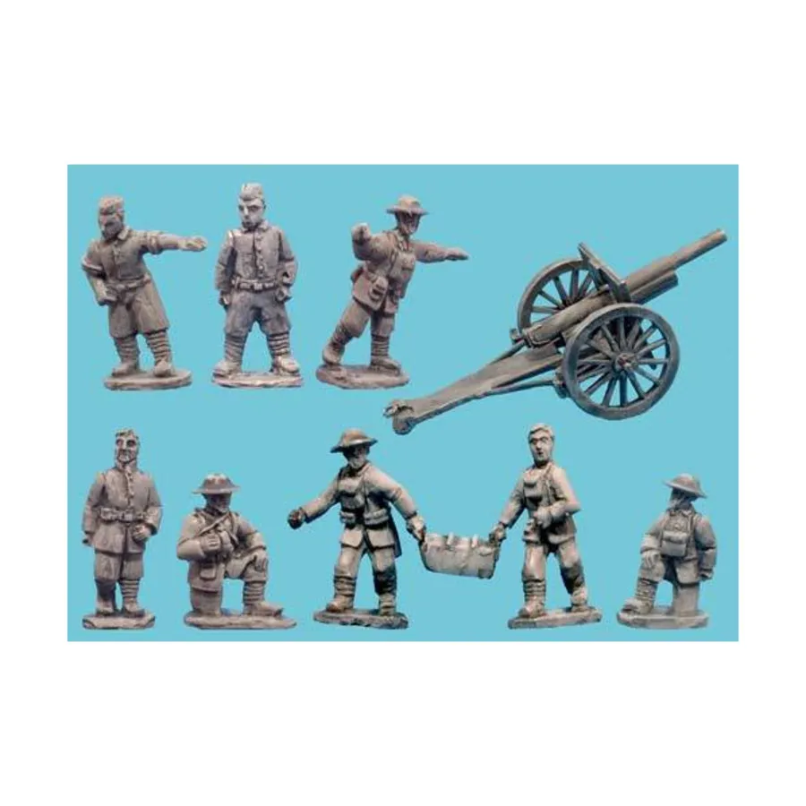 

75-мм полевая пушка и расчет, Trench Wars