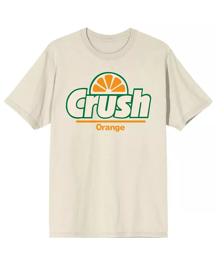 

Мужская классическая футболка с логотипом Natural, короткий рукав - Medium Orange Crush, коричневый/бежевый