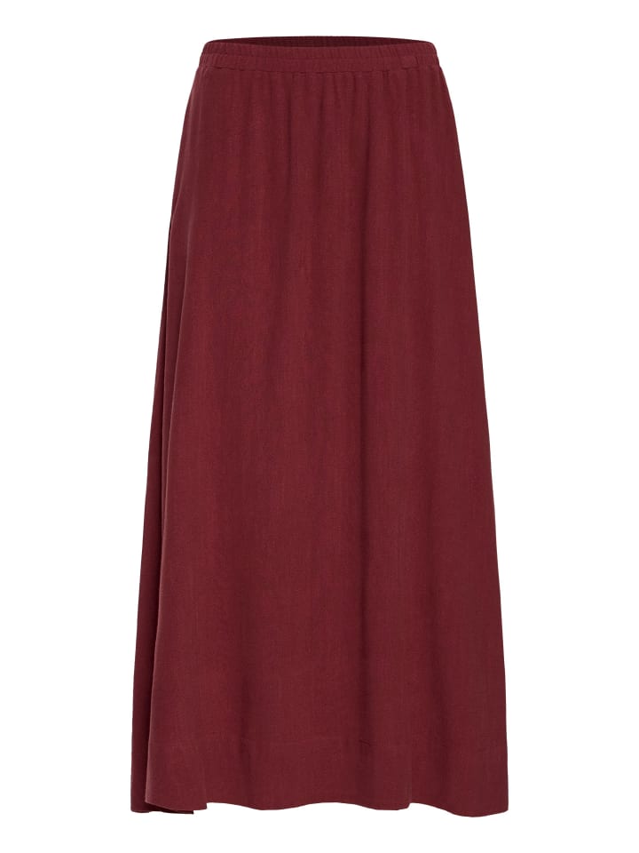 

B. young Юбка BYFILINEN А-образного силуэта цвета «Ярко-коричневый портвейн»