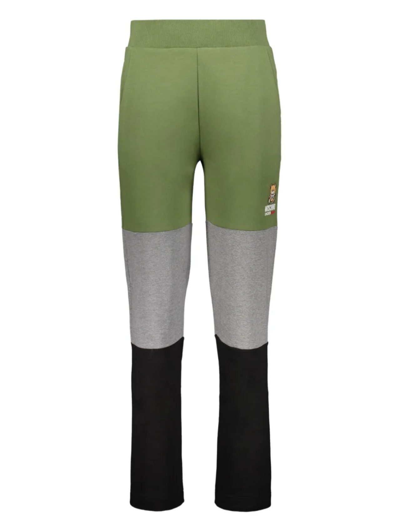 

Moschino брюки в стиле колор-блок, серый