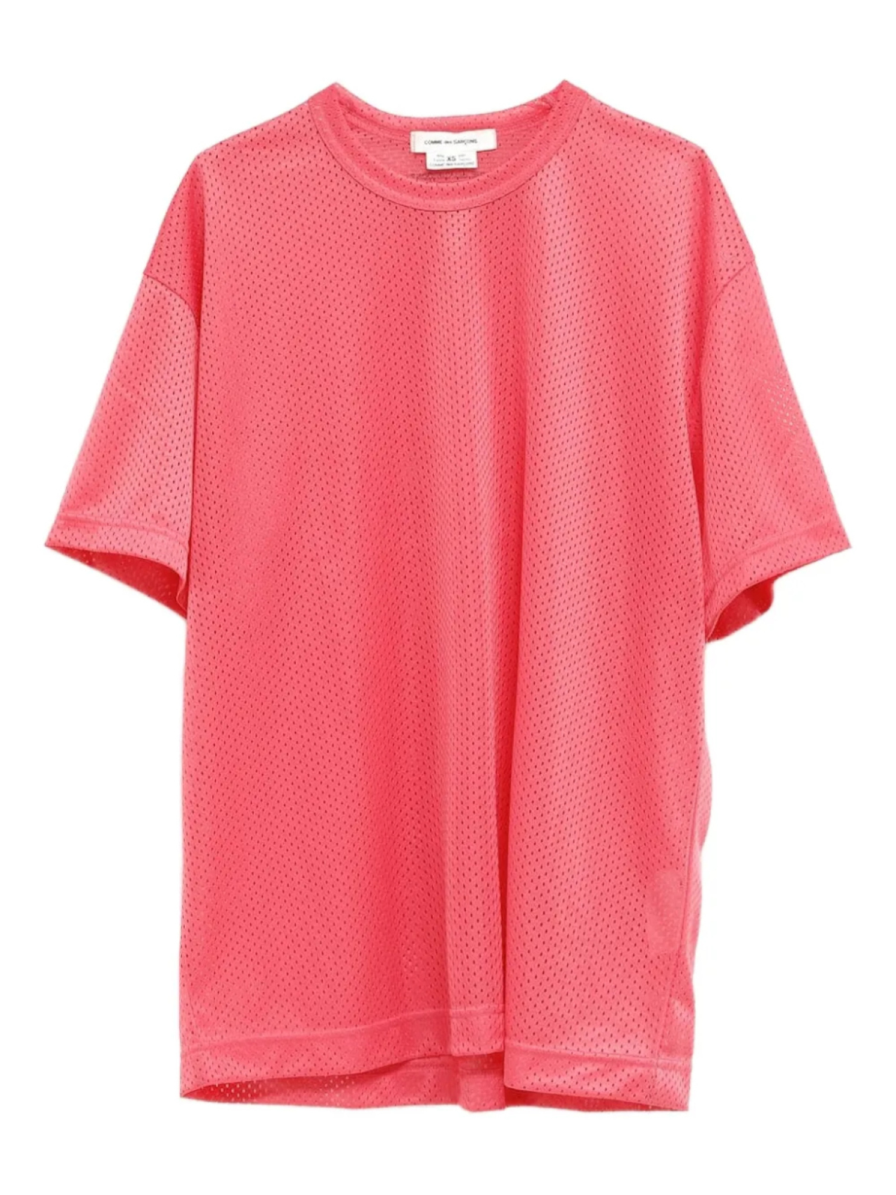 

Футболка в сетку Comme Des Garçons, розовый