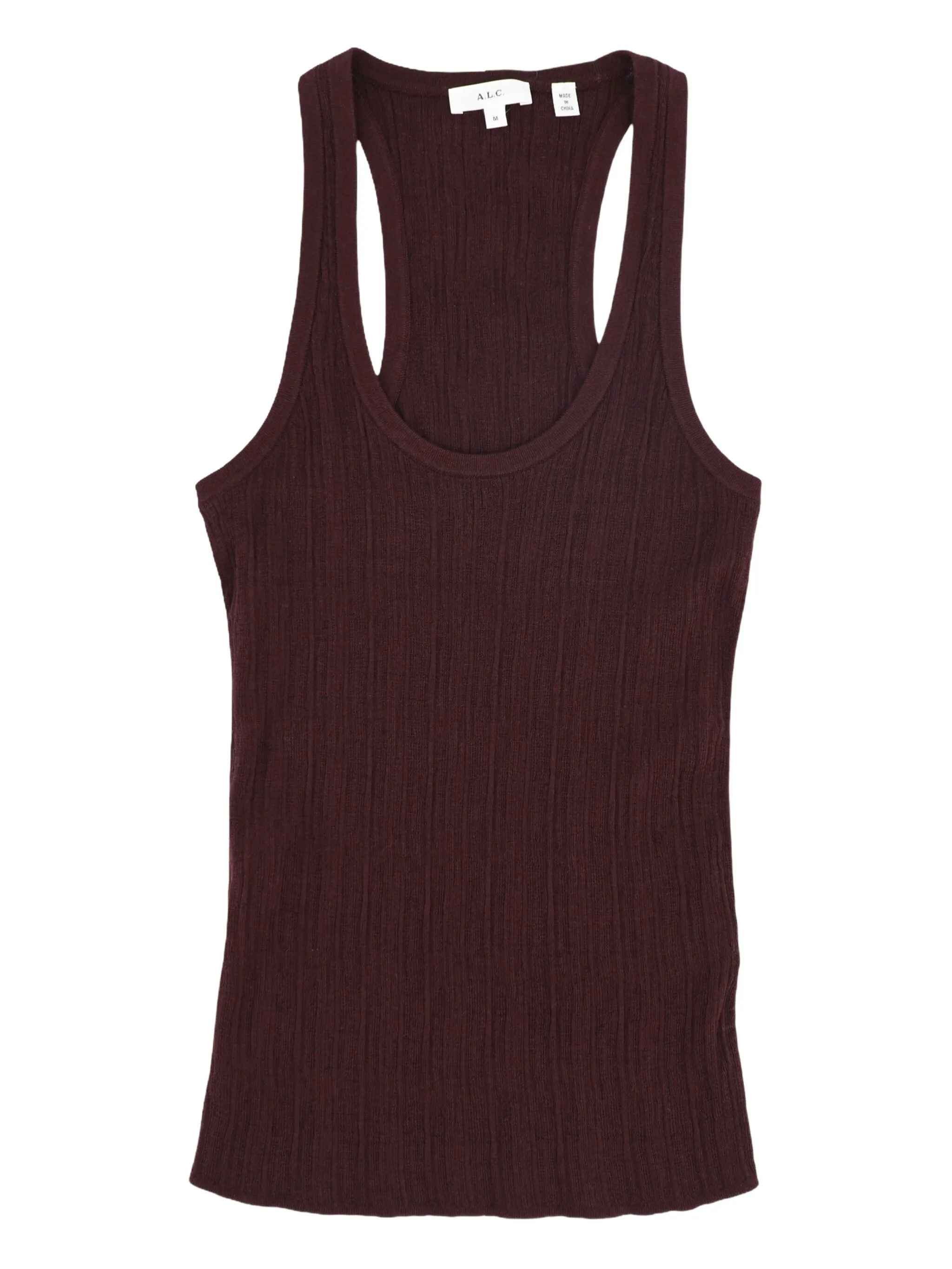 

Спортивный топ в рубчик A.L.C., фиолетовый