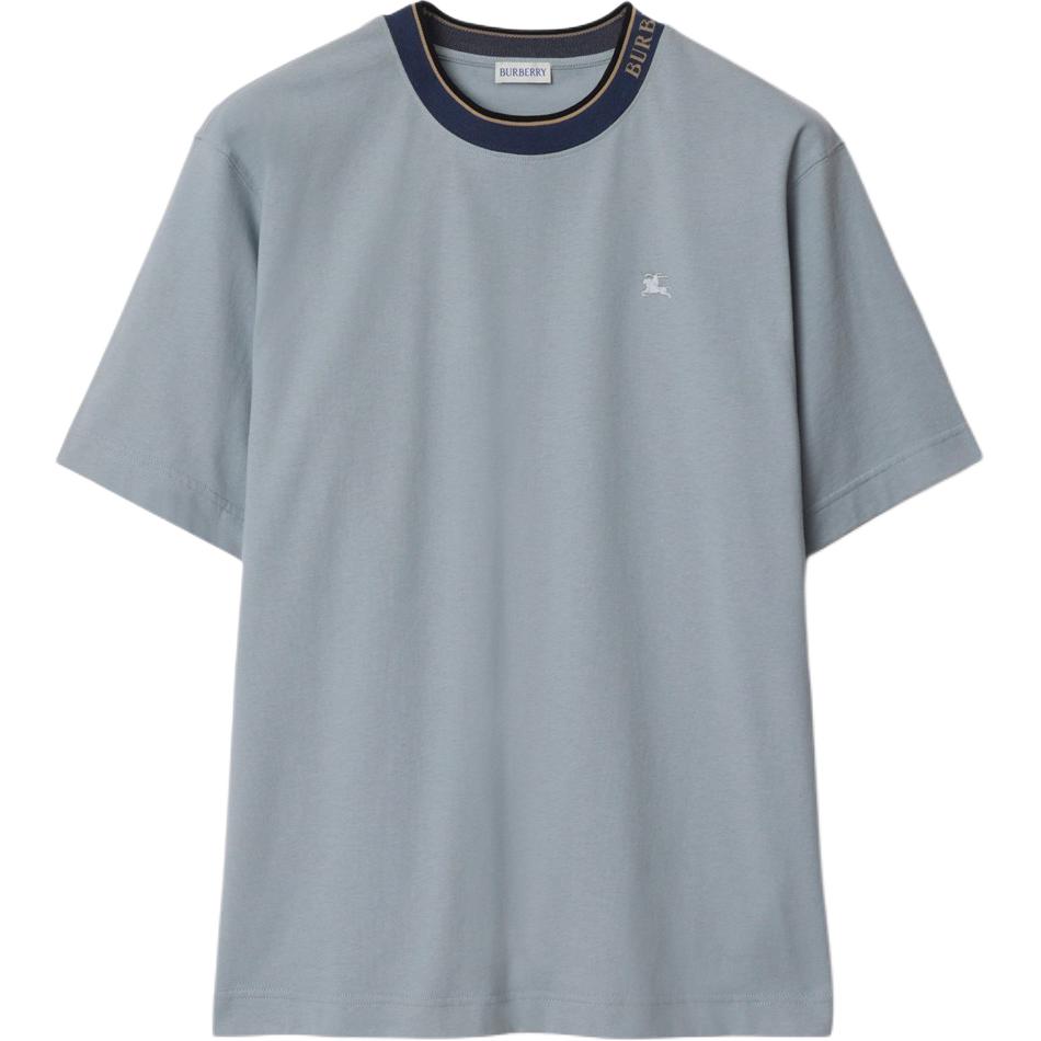 

Хлопковая футболка Burberry, серый