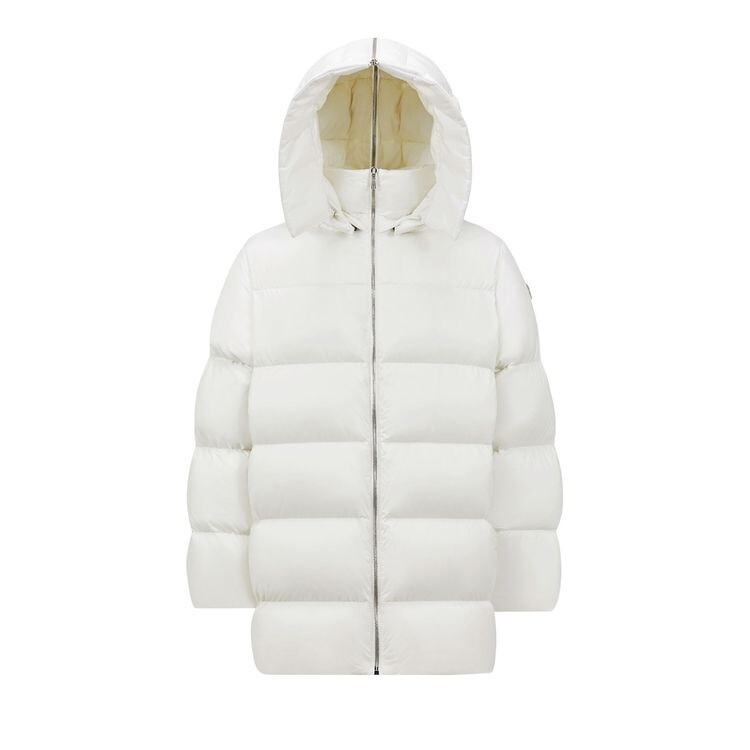 

Пальто Moncler x Rick Owens Woven Hooded Cyclopic Coat Milk, белый