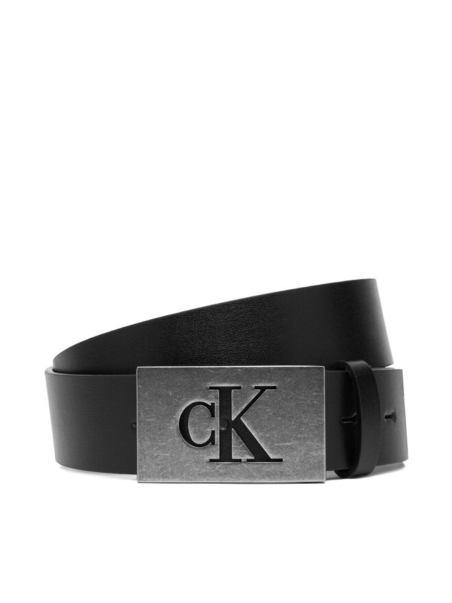 

Мужской ремень Calvin Klein Ck Plaque Smooth 35Mm LV04D7043G, черный