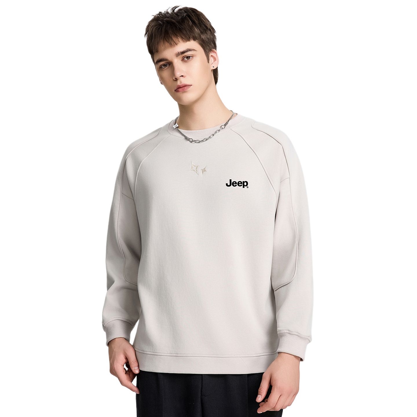 

Свитшот Leisure Collection Unisex Jeep, экрю, Белый, Свитшот Leisure Collection Unisex Jeep, экрю