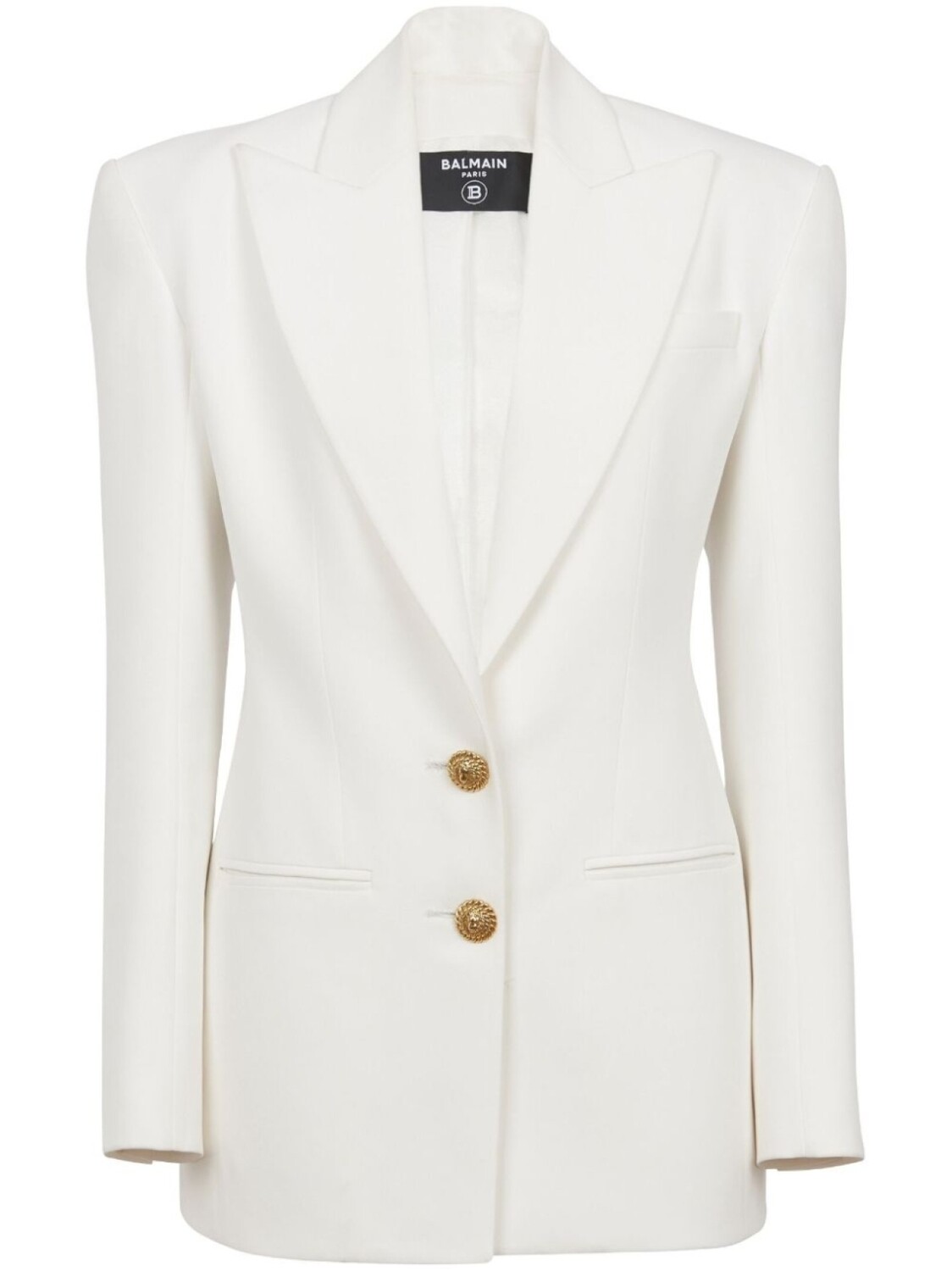 

Balmain однобортный пиджак 2-Button, белый