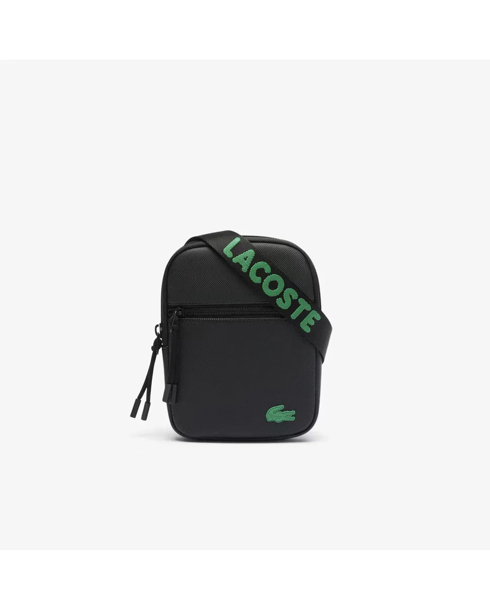 

Средняя мужская сумка через плечо lcst Lacoste, чёрный