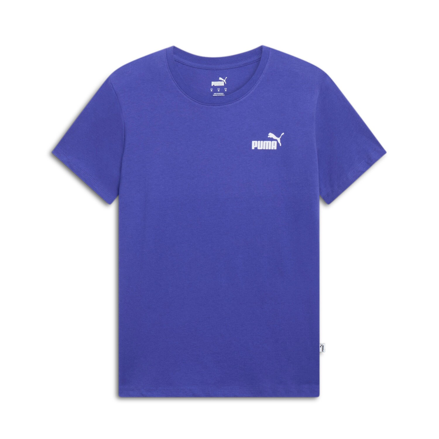 

Женская футболка PUMA ESSENTIALS с маленьким логотипом, цвет Lapis Lazuli