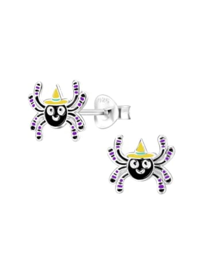 

Alexander York Серьги-гвоздики SPIDER желтого цвета из серебра 925 пробы, комплект из 2 штук