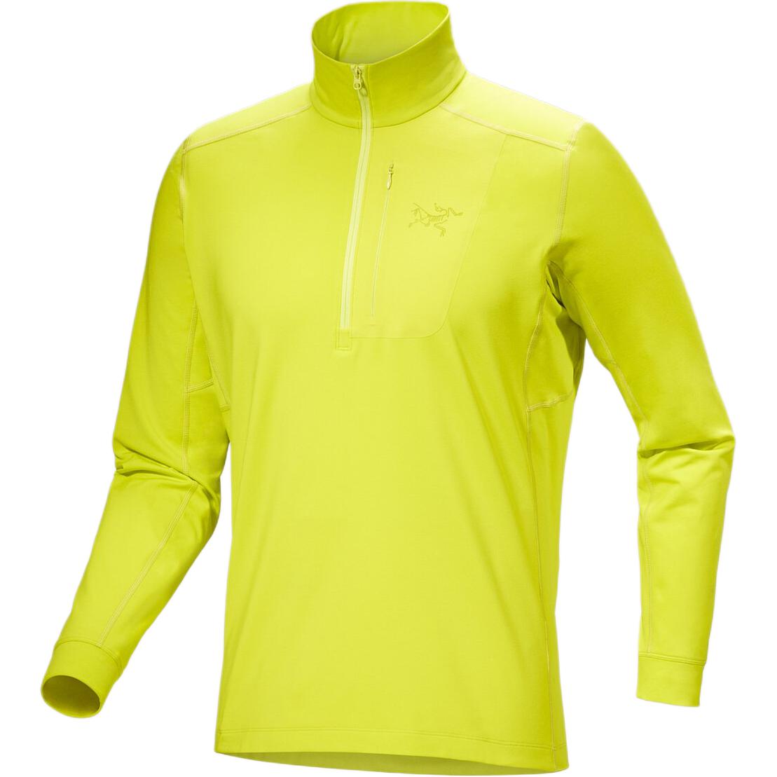 Толстовка RHO LT Zip Neck мужская Arcteryx, xinghui зеленый/euphoria