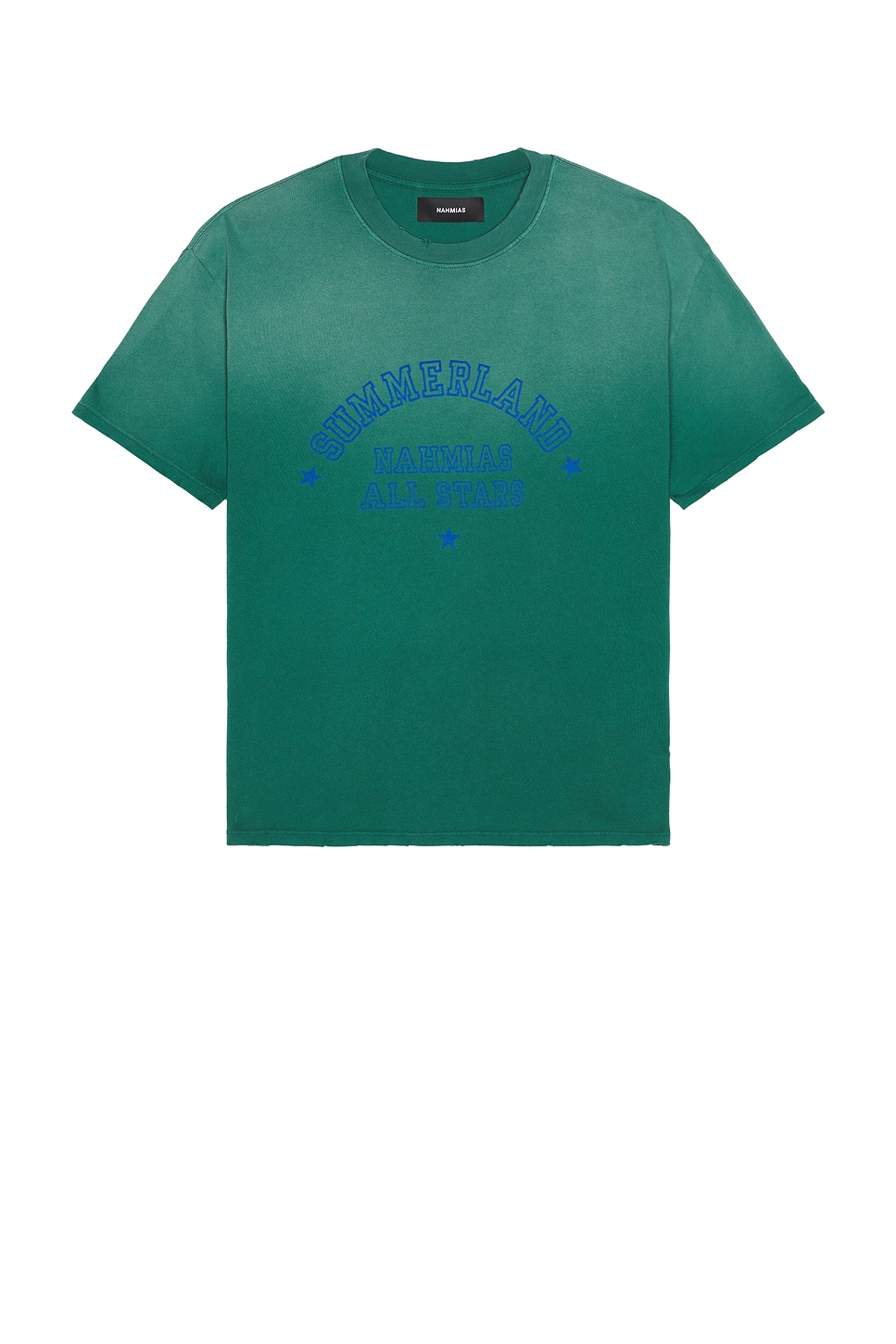 

Футболка бокси Summerland all stars Nahmias, worn green