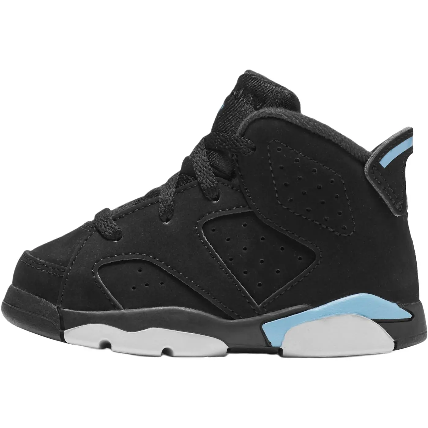 Jordan Air 6 Anti Kick And Abrasion Resistant Mid top детские ботинки Black