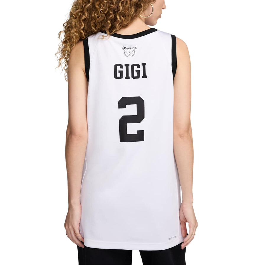 Джерси Nike Gigi Bryant Mambacita Basketball Jersey 'White Black', белый — фото 2