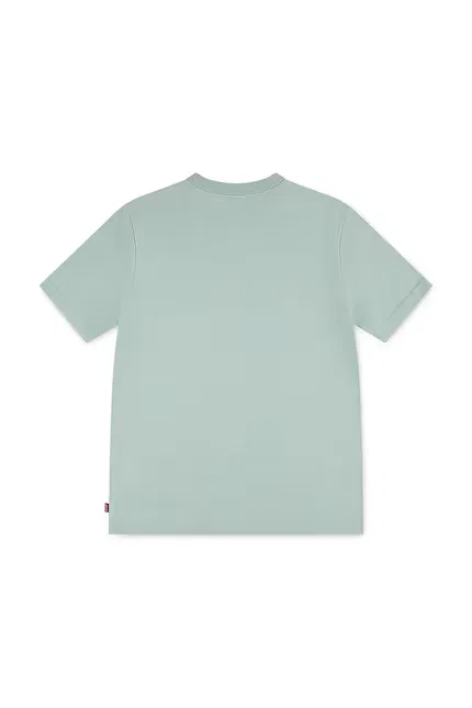 Футболка детская с принтом LVB BATWING CHEST HIT Levi's, зеленый — фото 2