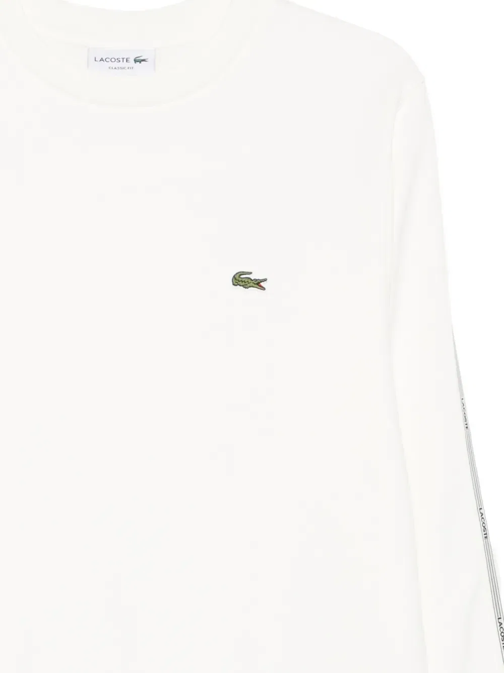 Свитшот с нашивкой-логотипом Lacoste, белый — фото 3